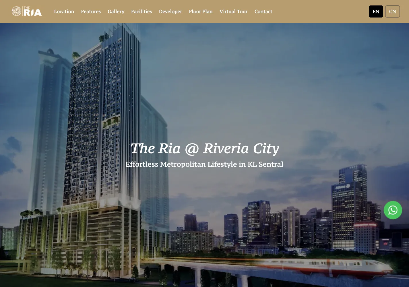 The Ria @ Riveria City project visual